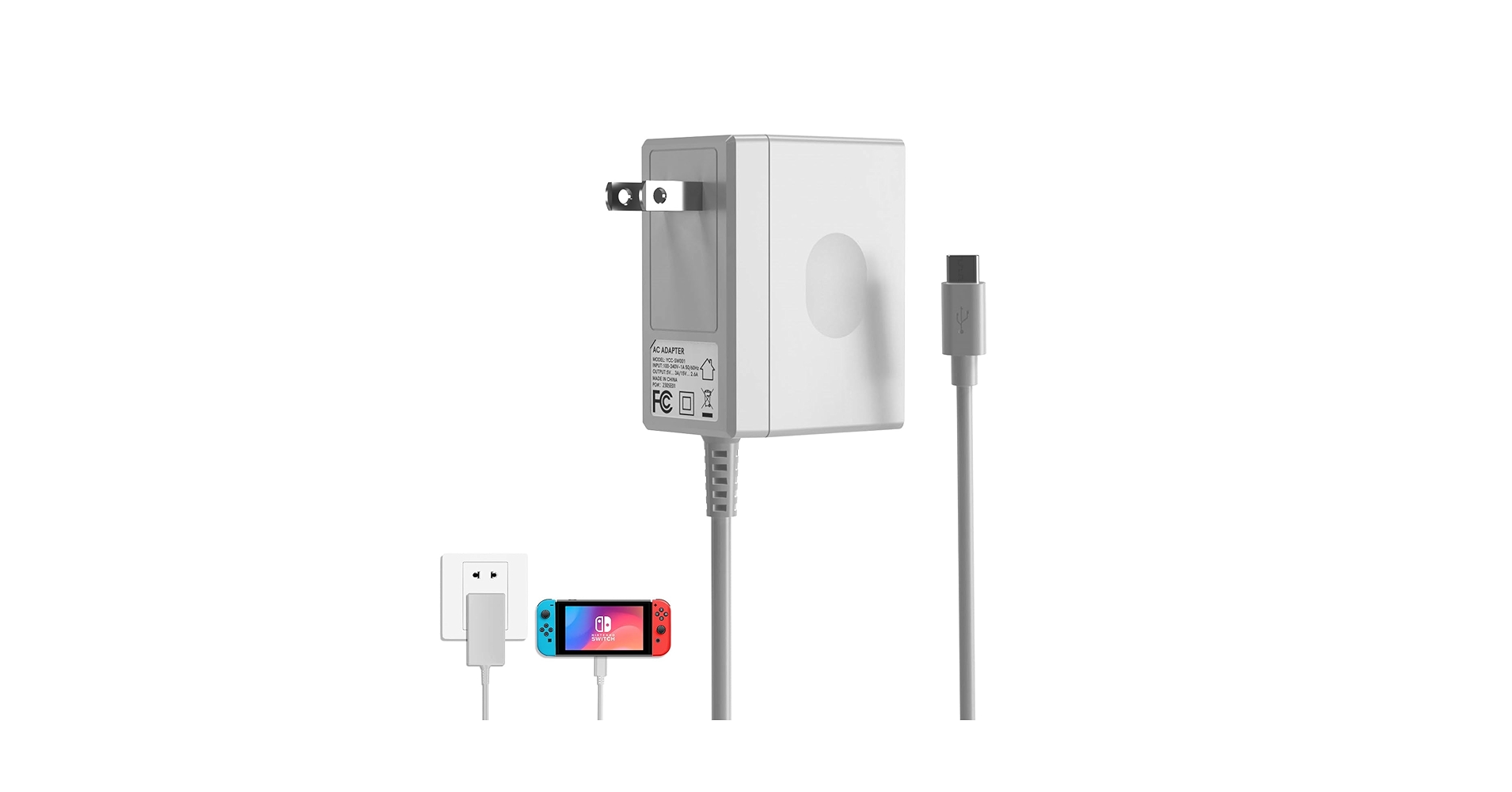 Amazon.com: YCCSKY Charger for Nintendo S-Witch,39W AC